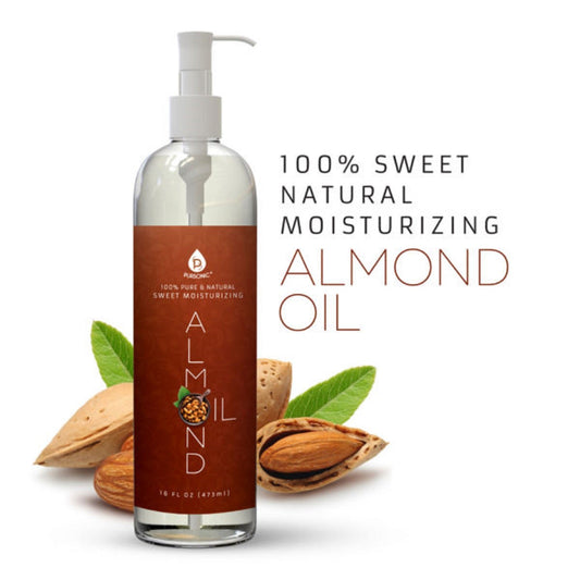The Ultimate Hair & Skin Restoration Bundle: LED Therapy Brush, Castor Oil, Sweet Almond Oil, & Fractionated Coconut Oil